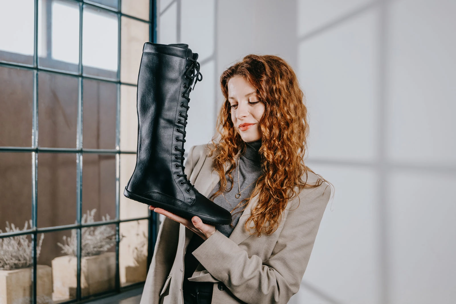 Сапоги Ahinsa Jaya Tall Barefoot — чёрный, фото 14