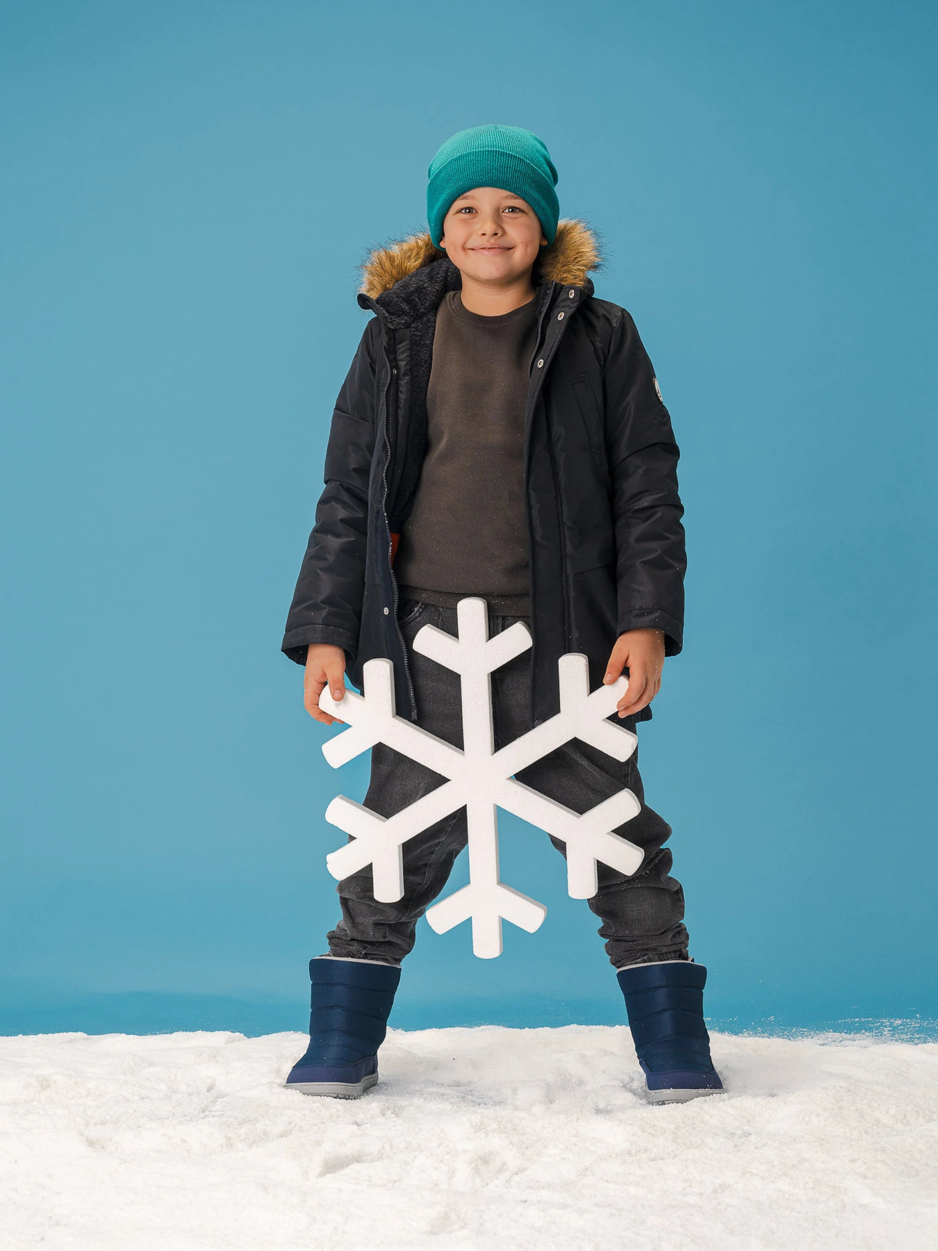 Детские босоногие ботинки Be Lenka Ailo Junior - тёмно-синий, фото 6