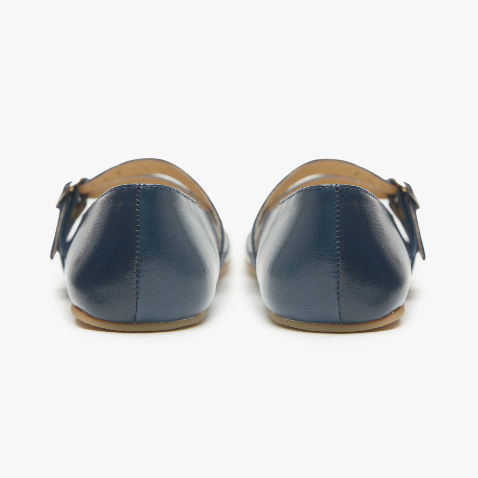 Босоногие туфли Origo Double Strap Mary Jane — лаковый сине-зелёный, фото 5