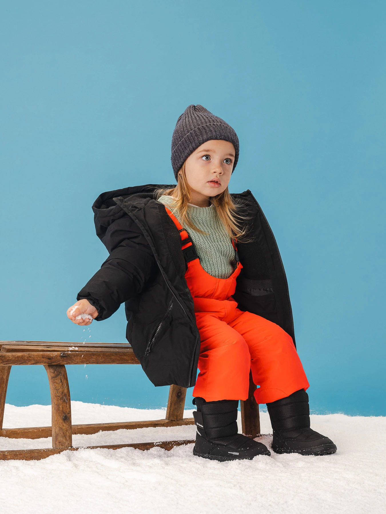 Детские босоногие ботинки Be Lenka Ailo Preschool - полностью чёрный, фото 6