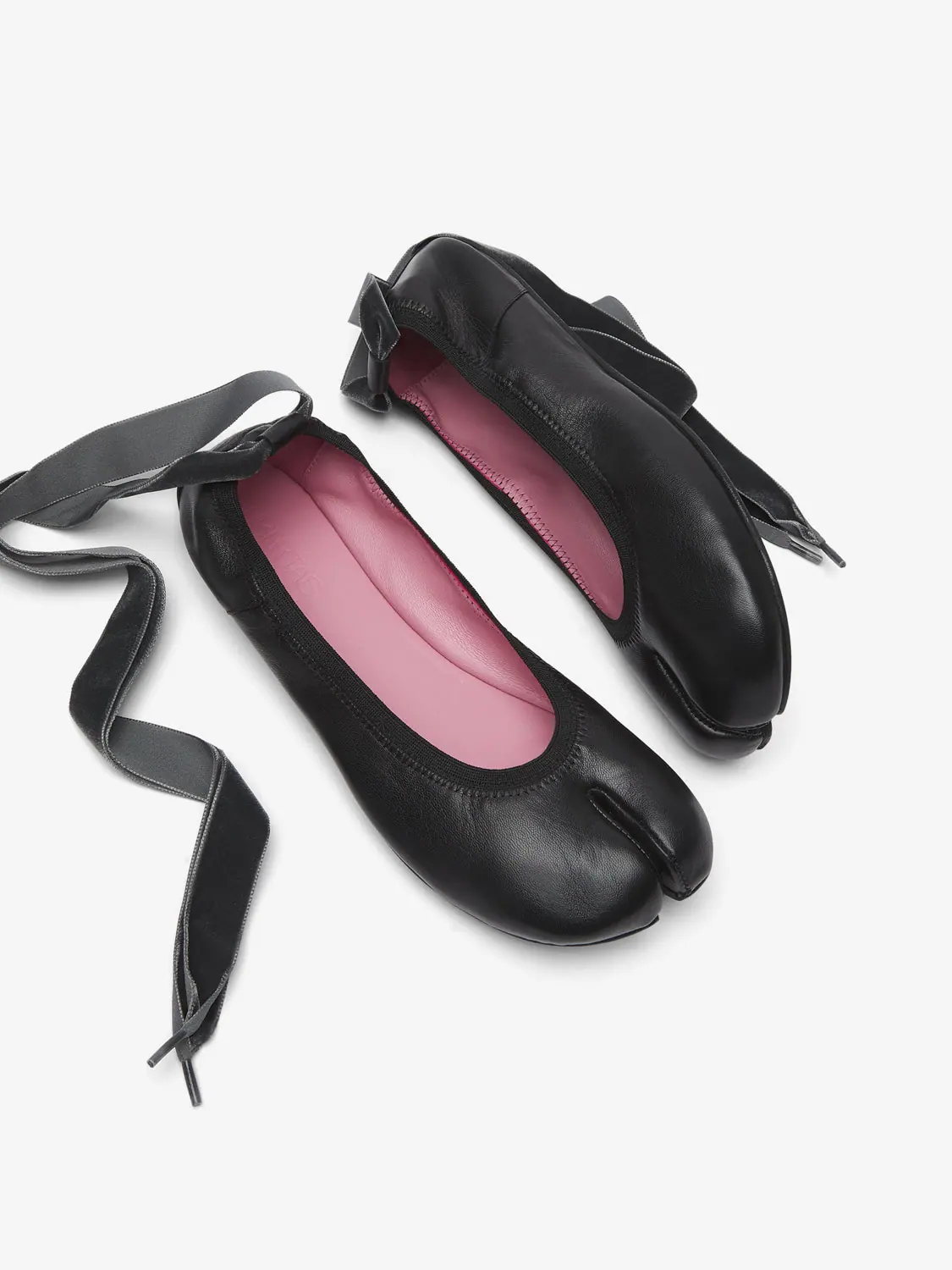 Босоногие балетки таби Libertas Barefoot Tabi — чёрный