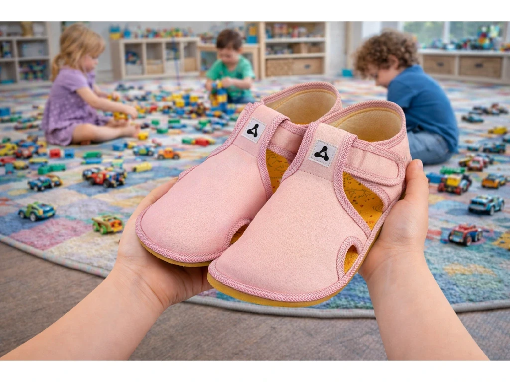 Тапочки Antal Rascal с поддержкой свода — розовый (детские), фото 4