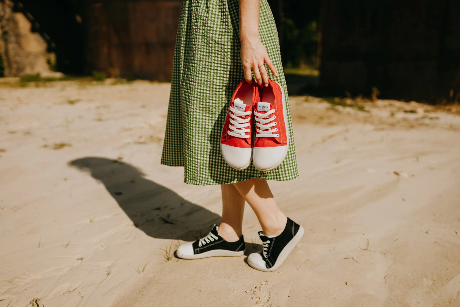 Кроссовки Ahinsa Street Hemp Barefoot — красный, фото 22