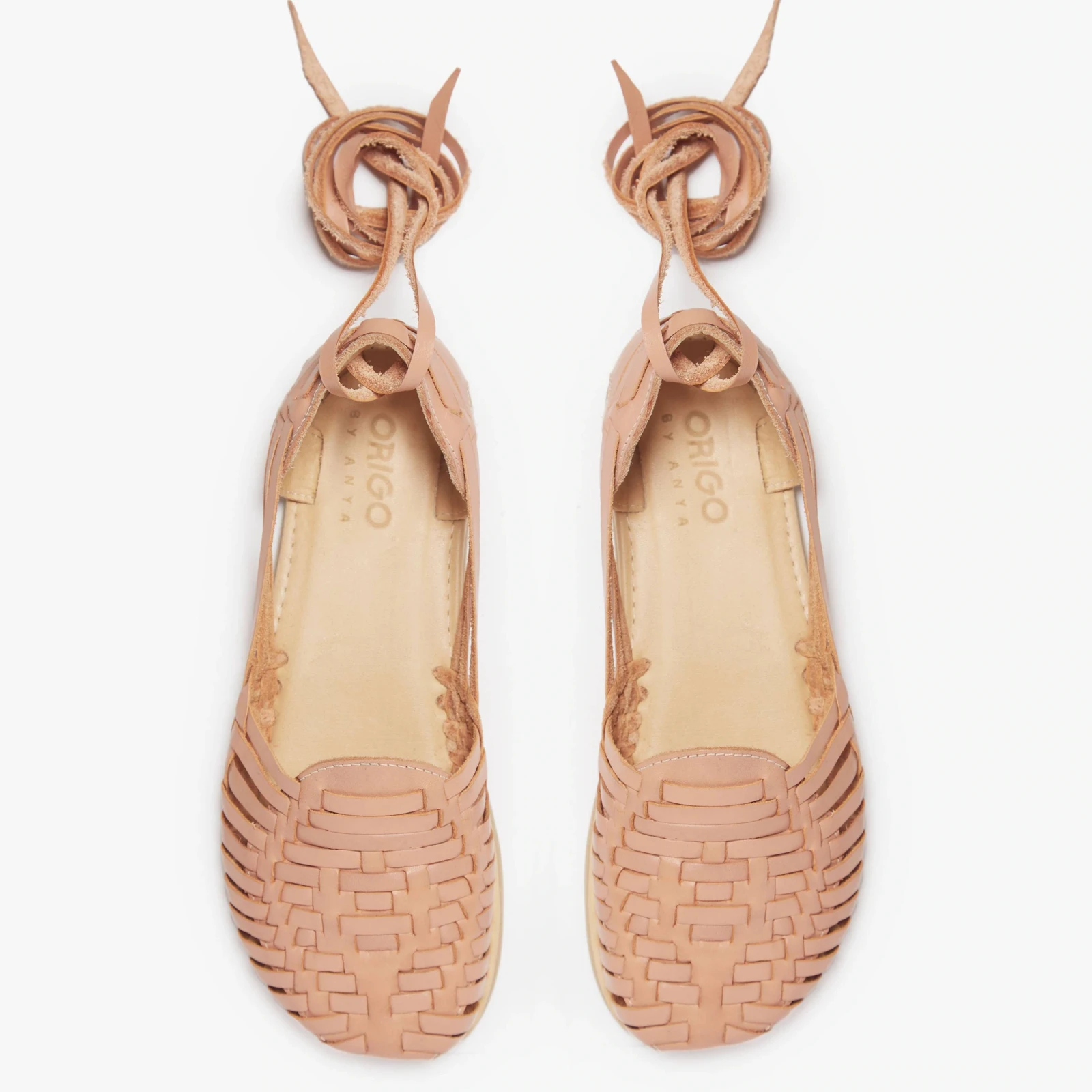 Босоногие сандалии Origo Huarache Slip-On by Anya — светло-коричневый, фото 4