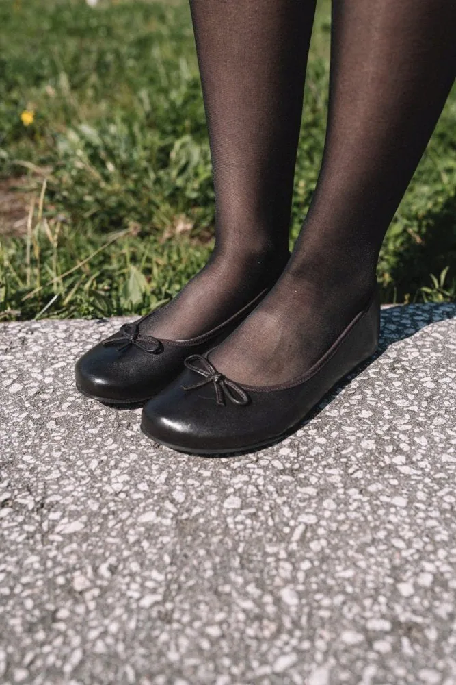 Женские балетки ZAQQ LOOQ Dark Brown (тёмно-коричневый цвет), фото 10