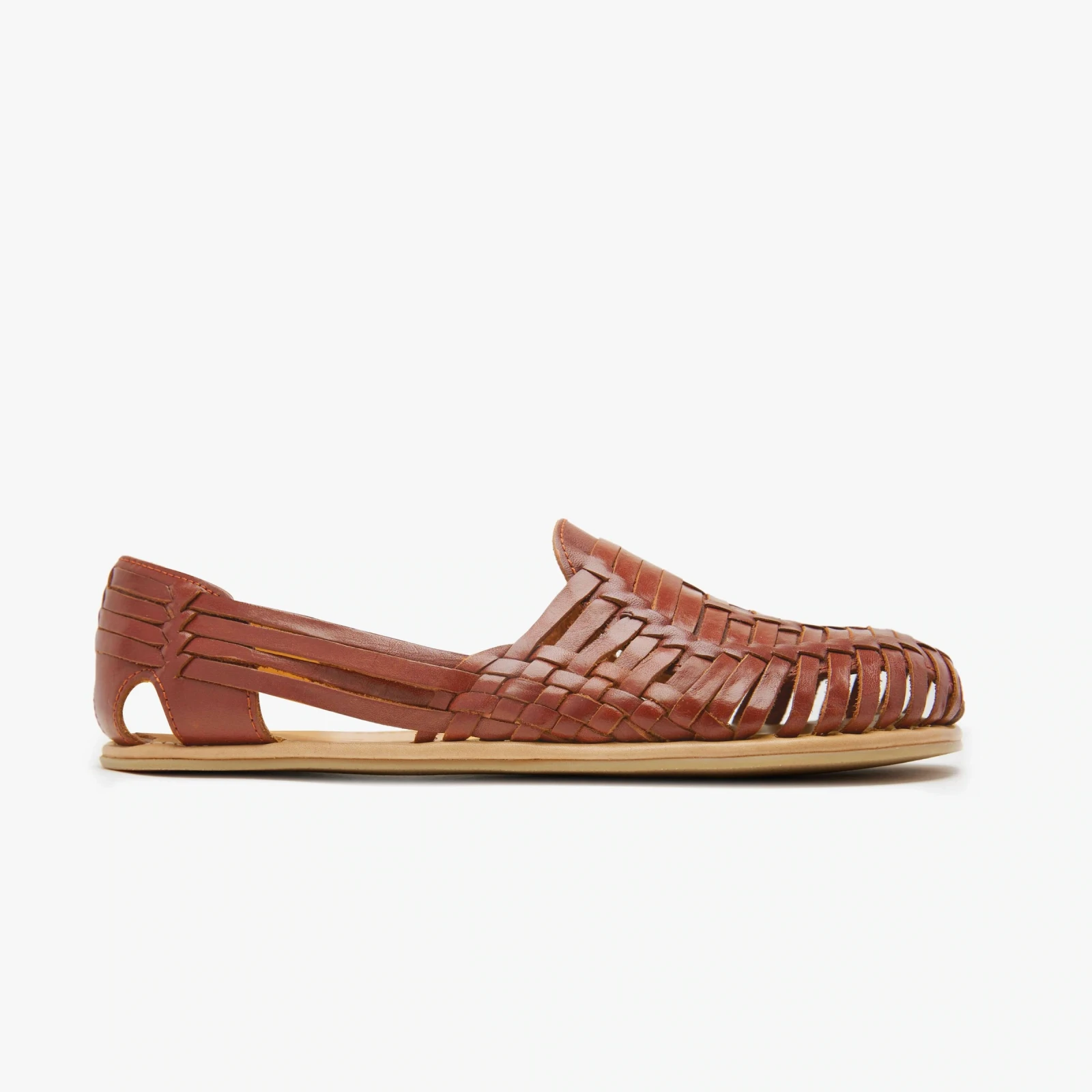 Босоногие сандалии Origo Huarache Slip-On Wide by Anya — корица, фото 6