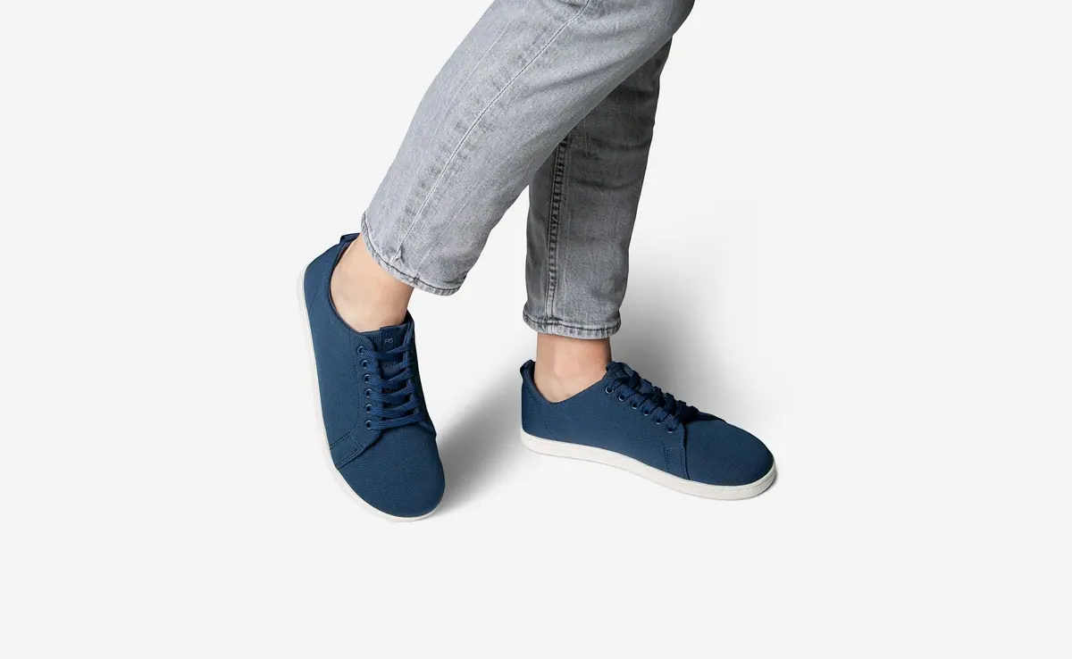 Босоногие кроссовки Feelgrounds Original Knit — тёмно-синий, фото 5