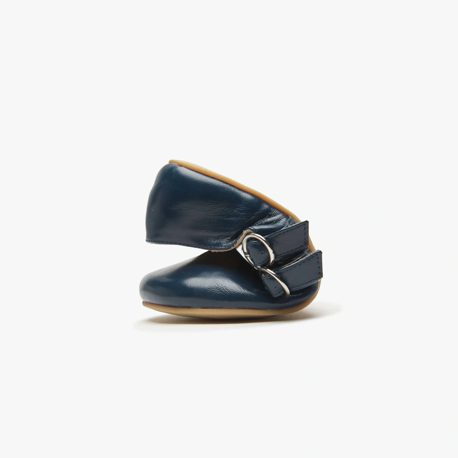 Босоногие туфли Origo Double Strap Mary Jane — лаковый сине-зелёный, фото 3
