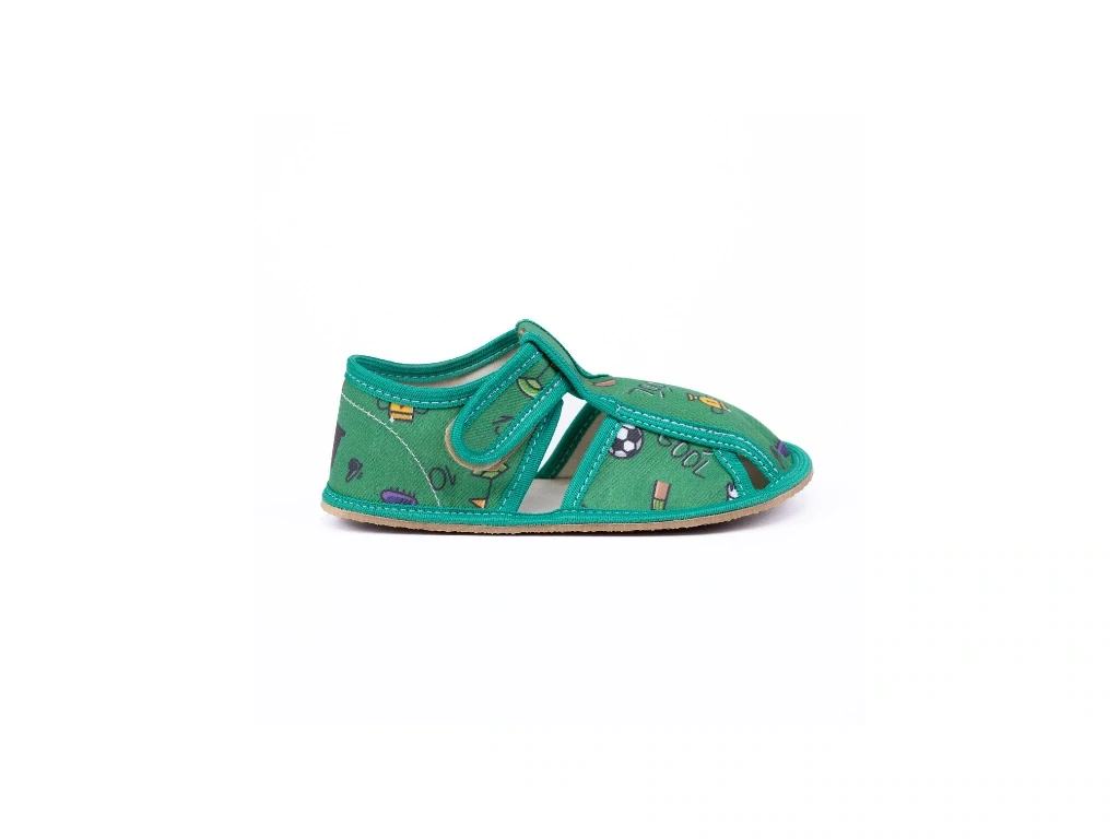 Тапочки Baby Bare Slippers — зелёный (детские), фото 2