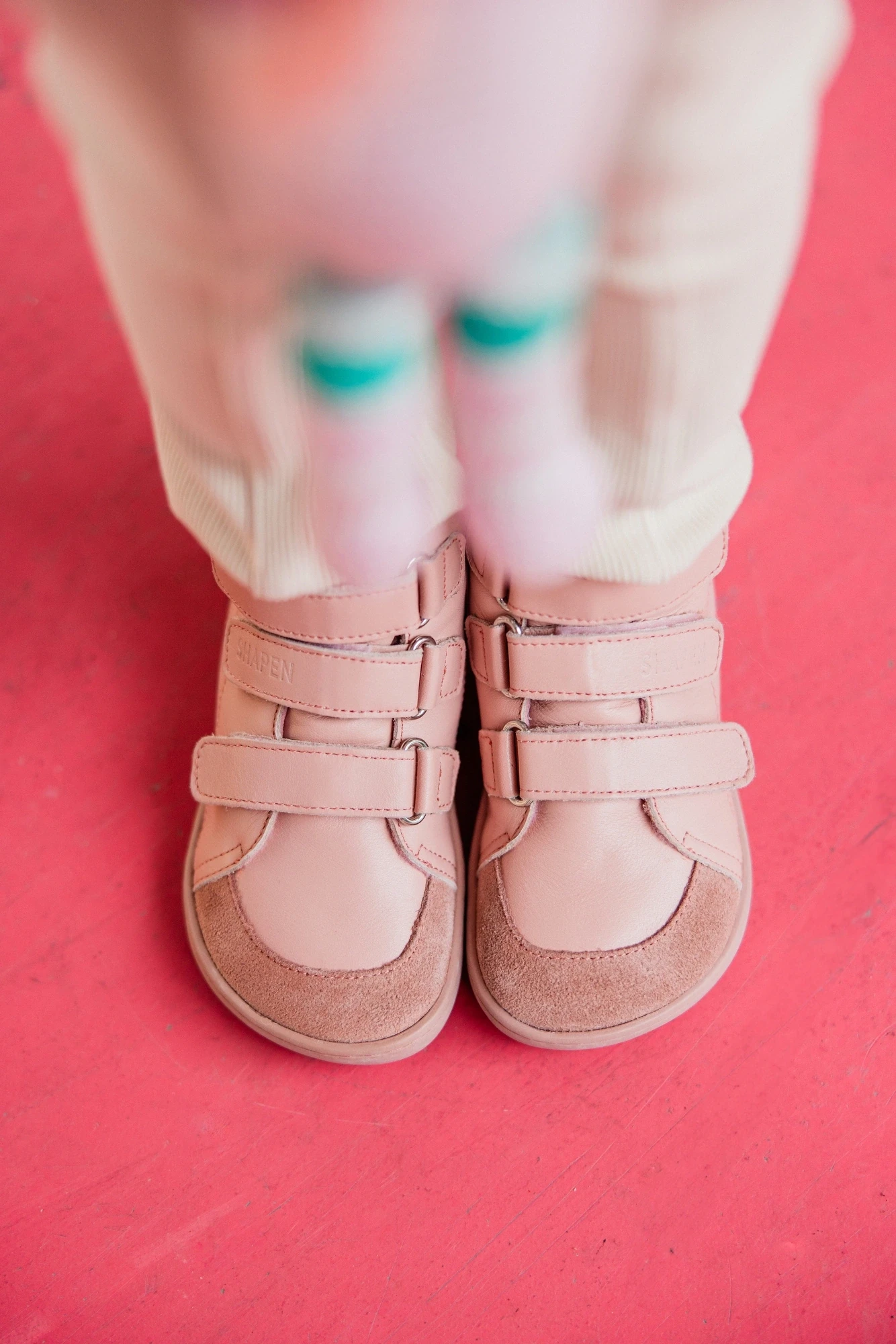 Босоногие ботинки Shapen URBANEER Mini — розовый, фото 2